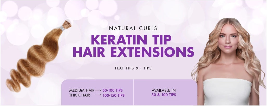 Keratin Tip Hair Extensions Near Me, Dubai