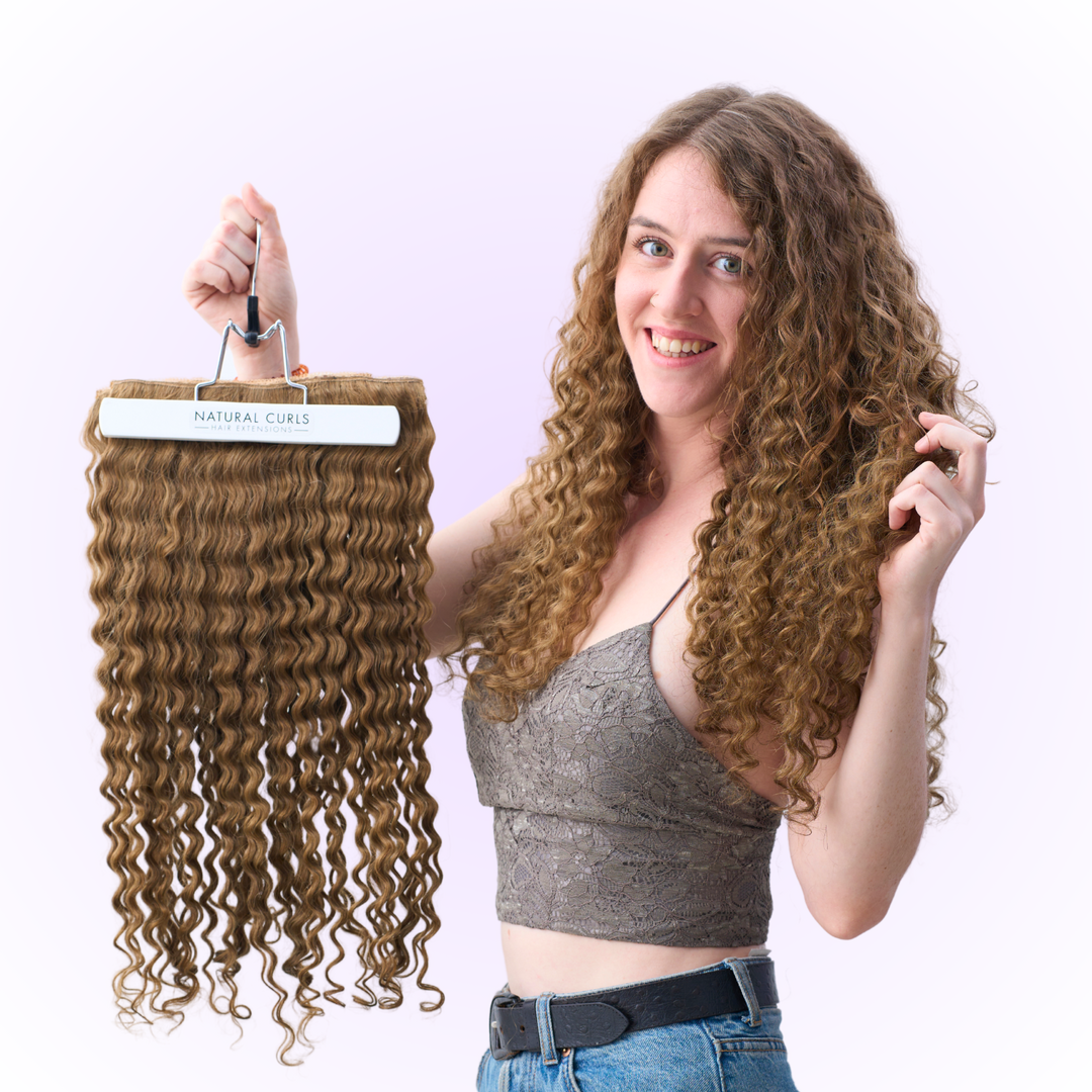 2 Pieces Clip-In Extensions-Curly