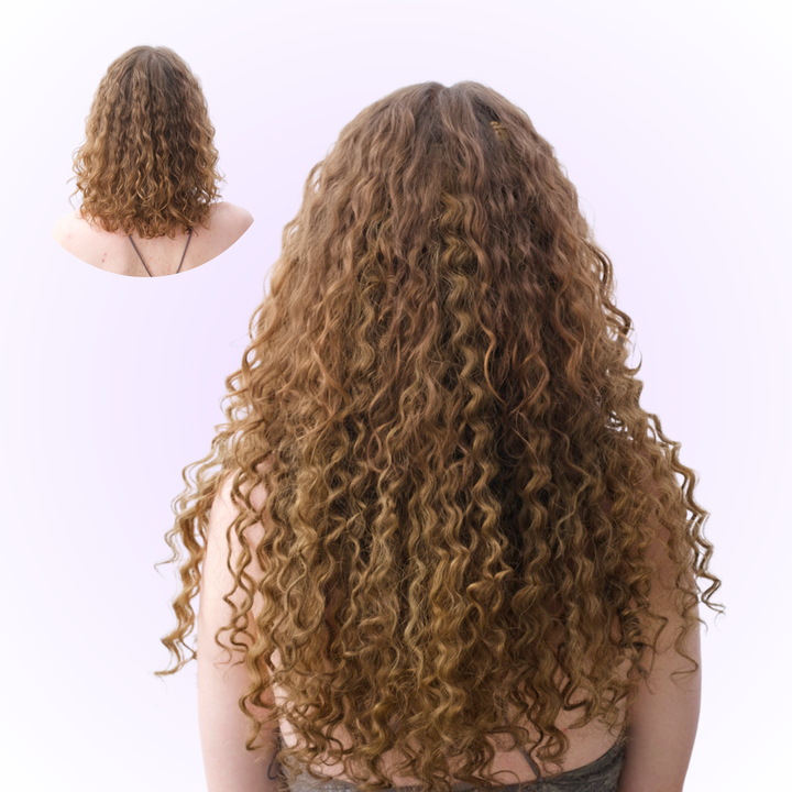 2 Pieces Clip-In Extensions-Curly