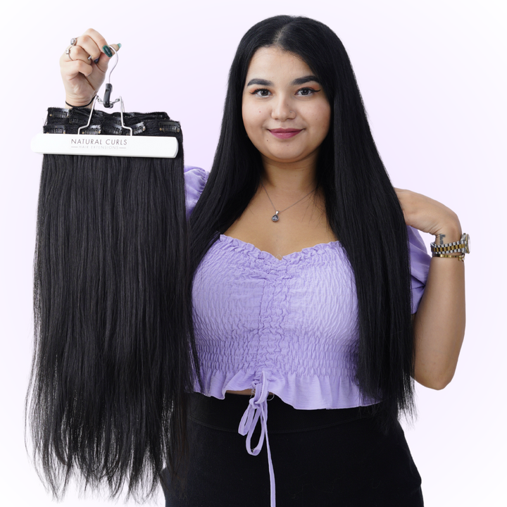 5 Pieces Clip-In Extensions-Straight