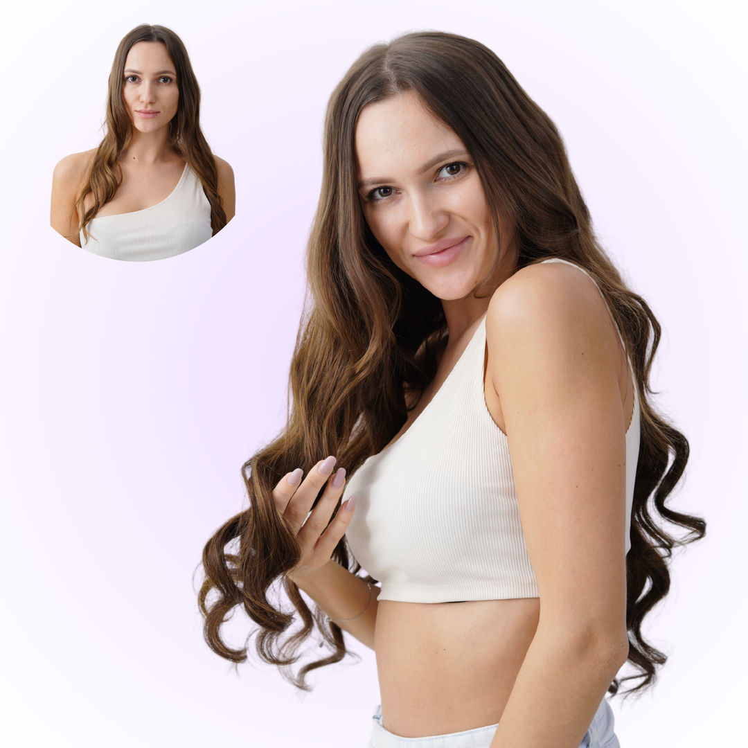 5 Pieces Clip-In Extensions-Wavy