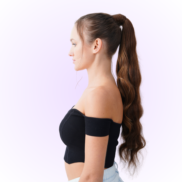 Glam Ponytails-Wavy