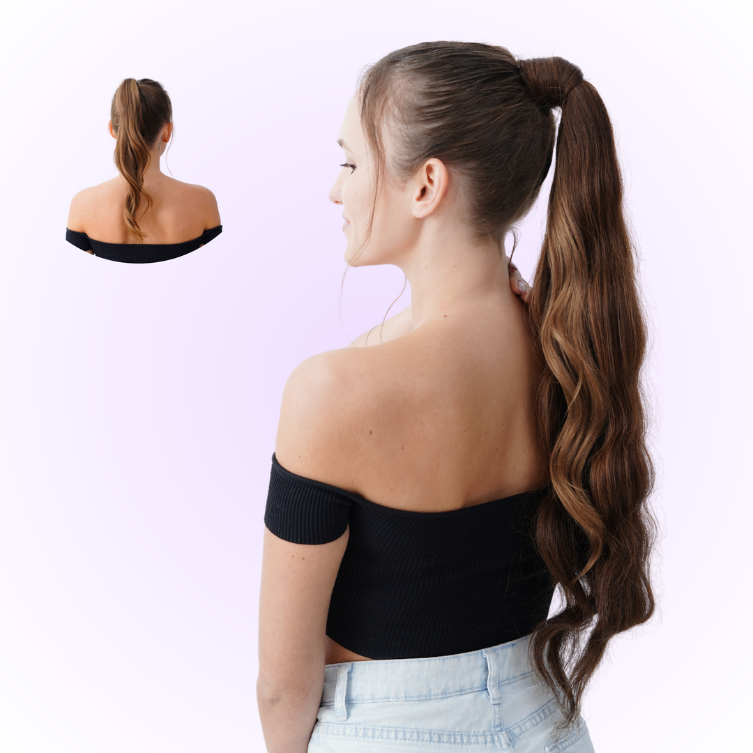 Glam Ponytails-Wavy