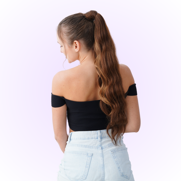 Glam Ponytails-Wavy